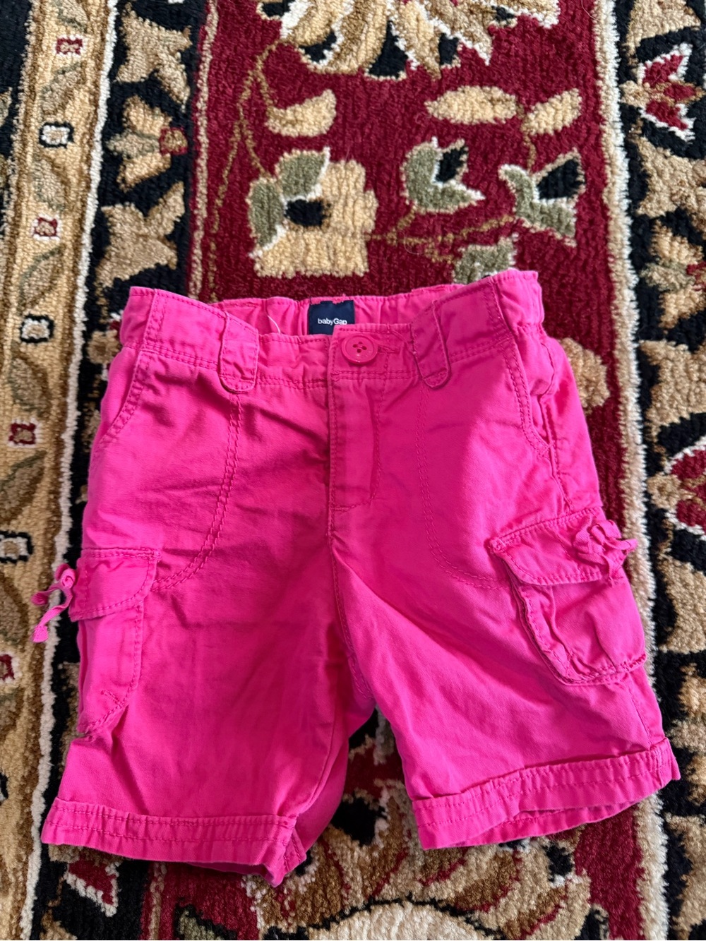 10/20 GAP Girls' Hot Pink Cargo Shorts